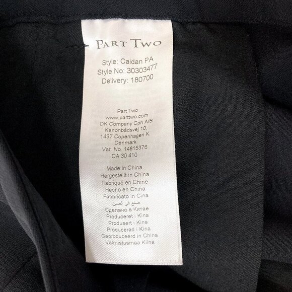 PART TWO COPENHAGEN Caidan Slouchy Wide Leg Trouser Pants - Picture 12 of 13